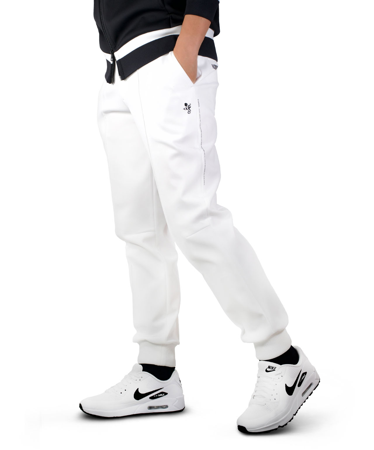 8YARDS / Ribbed Joggers | White