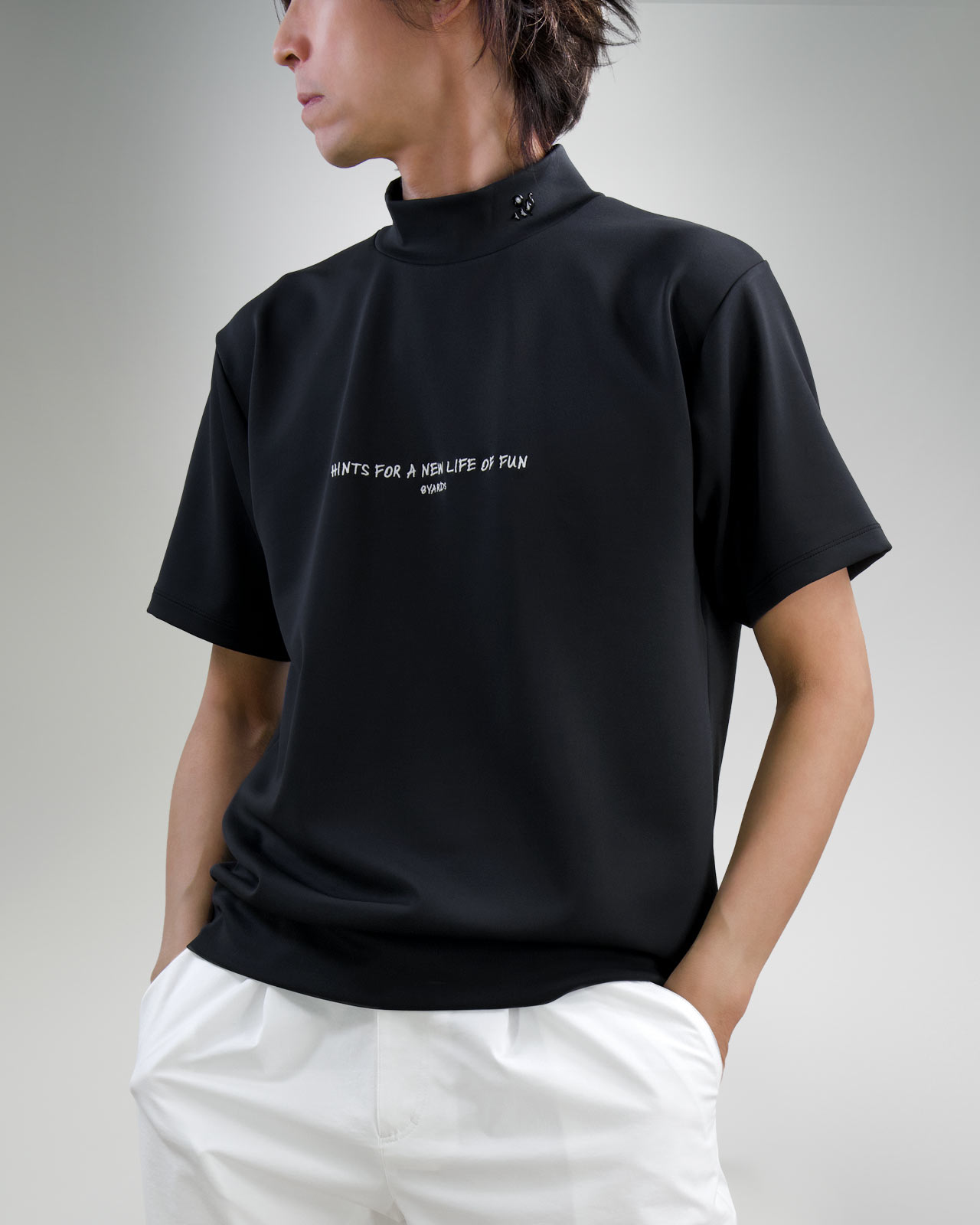 8YARDS / Men's MockNeck 6G