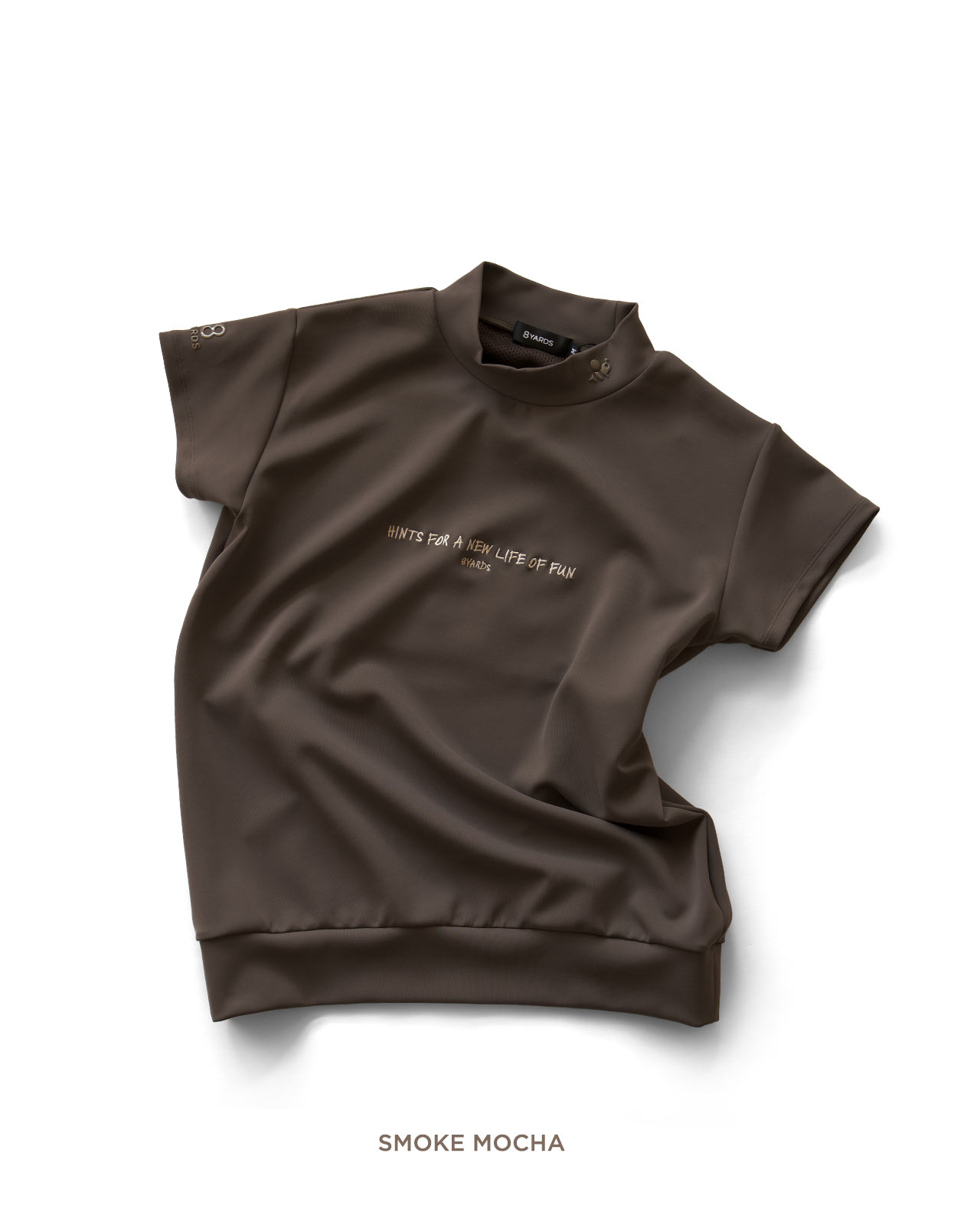 ハチヤーズレディース ブラック モックネックシャツ 8YARDS / Women's MockNeck 6G