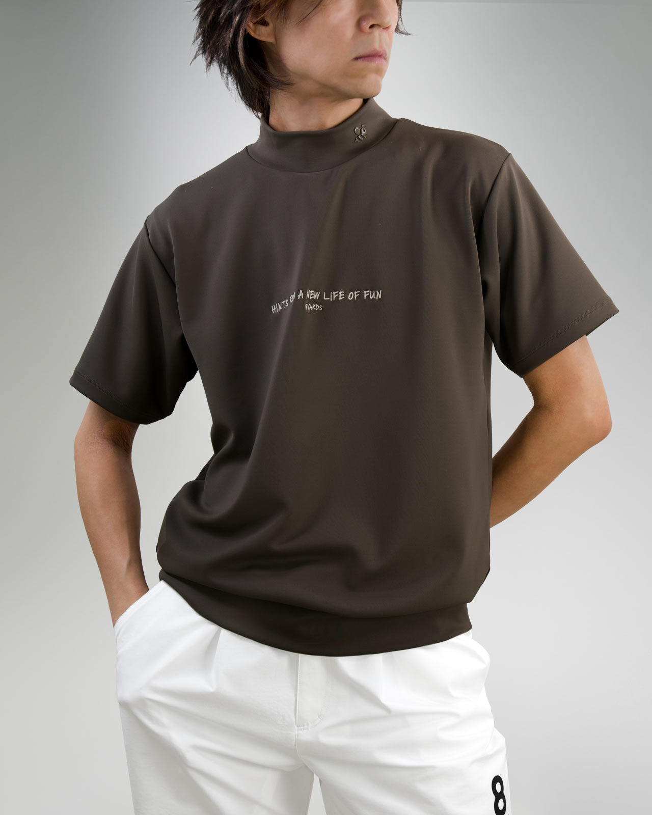 8YARDS / Men's MockNeck 6G