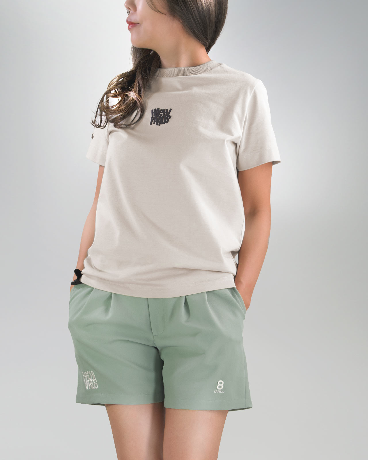 8YARDS / Women's Double Tuck Shorts 2G