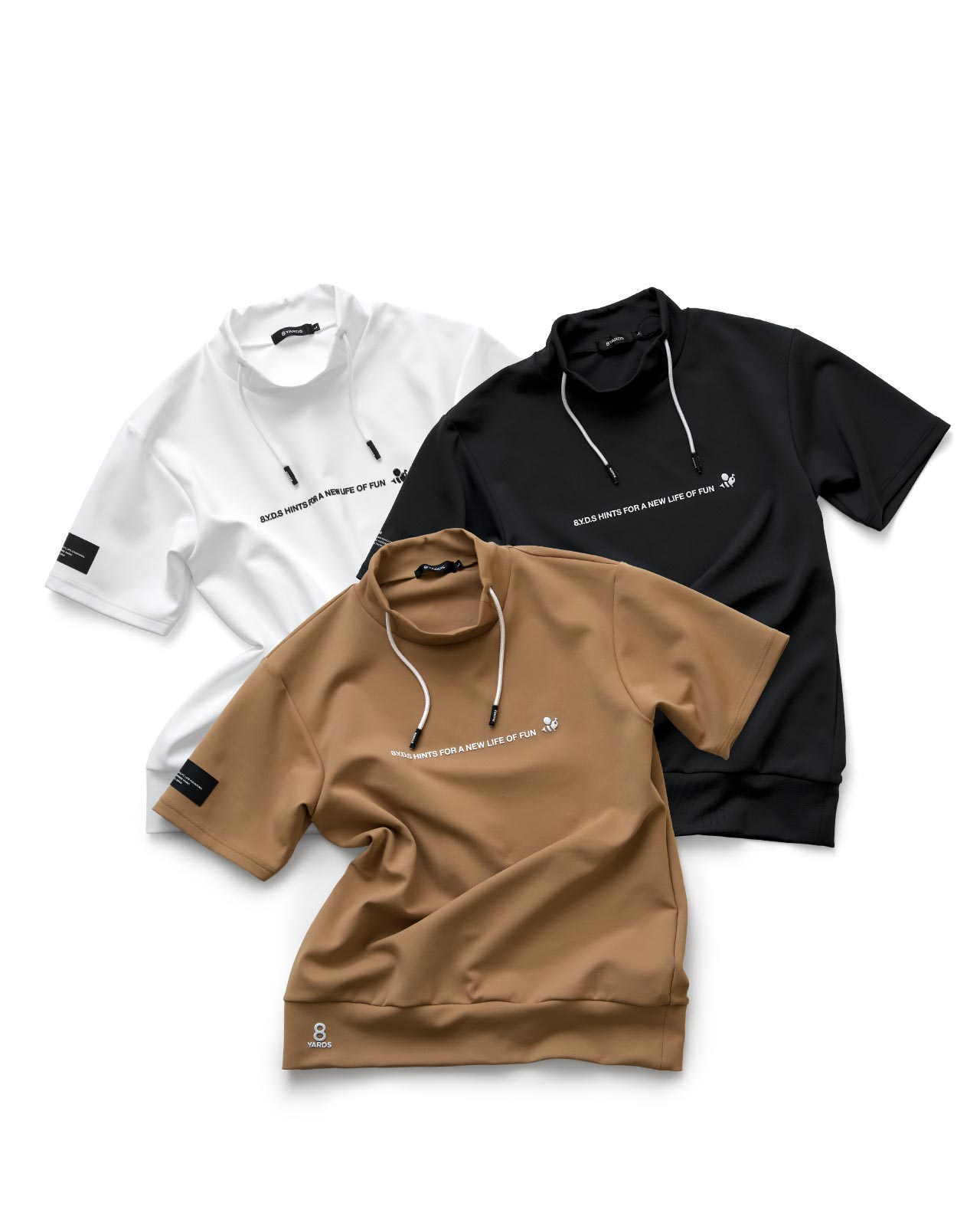 8YARDS / Men's Drawcord Mockneck