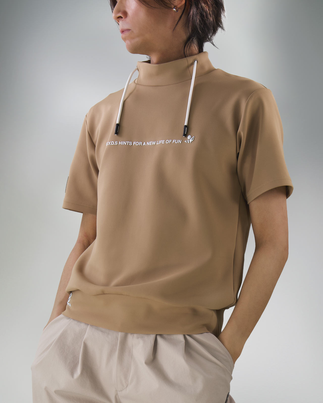 8YARDS / Men's Drawcord Mockneck