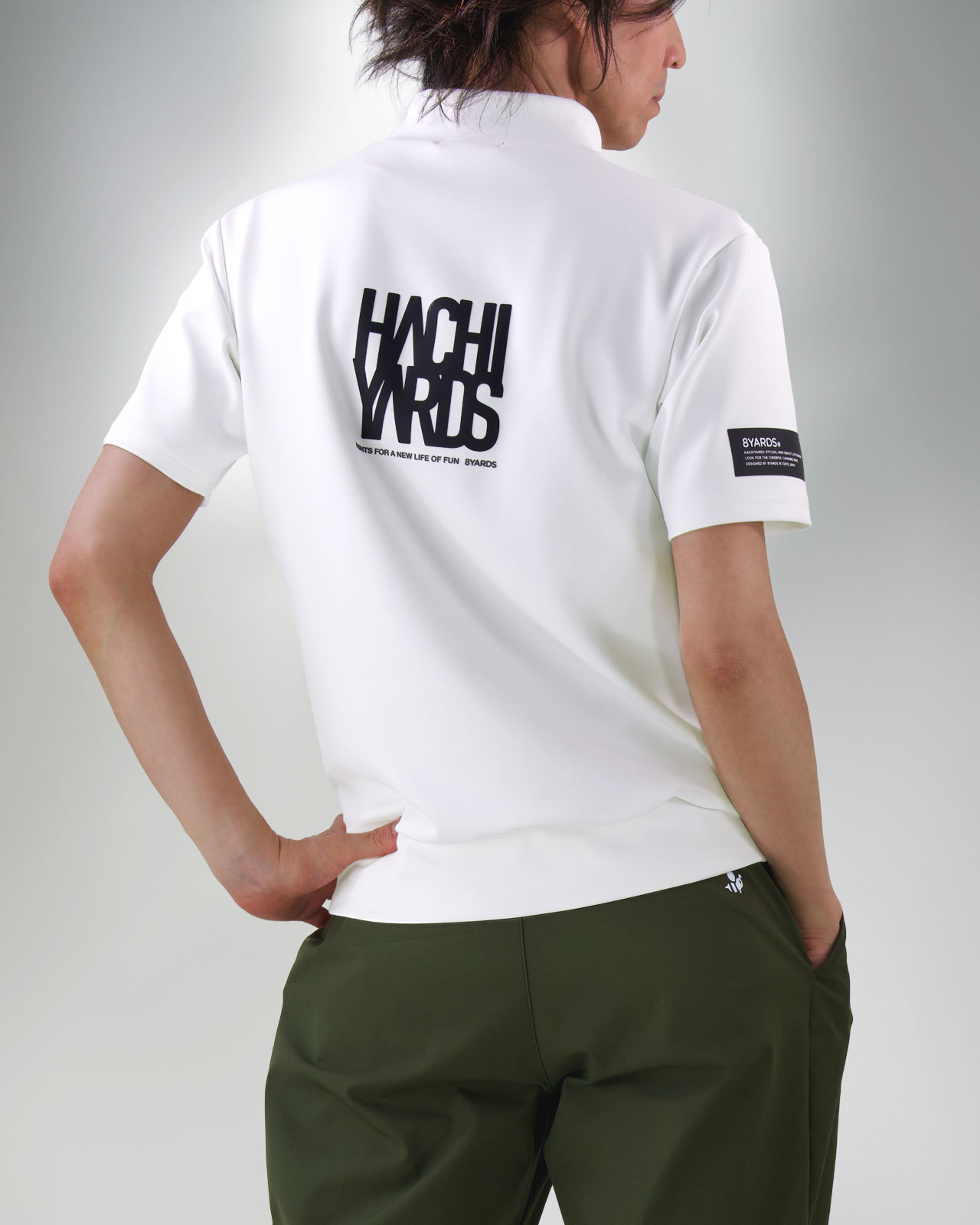 8YARDS モックシャツ 8YARDS / Men's Drawcord Mockneck