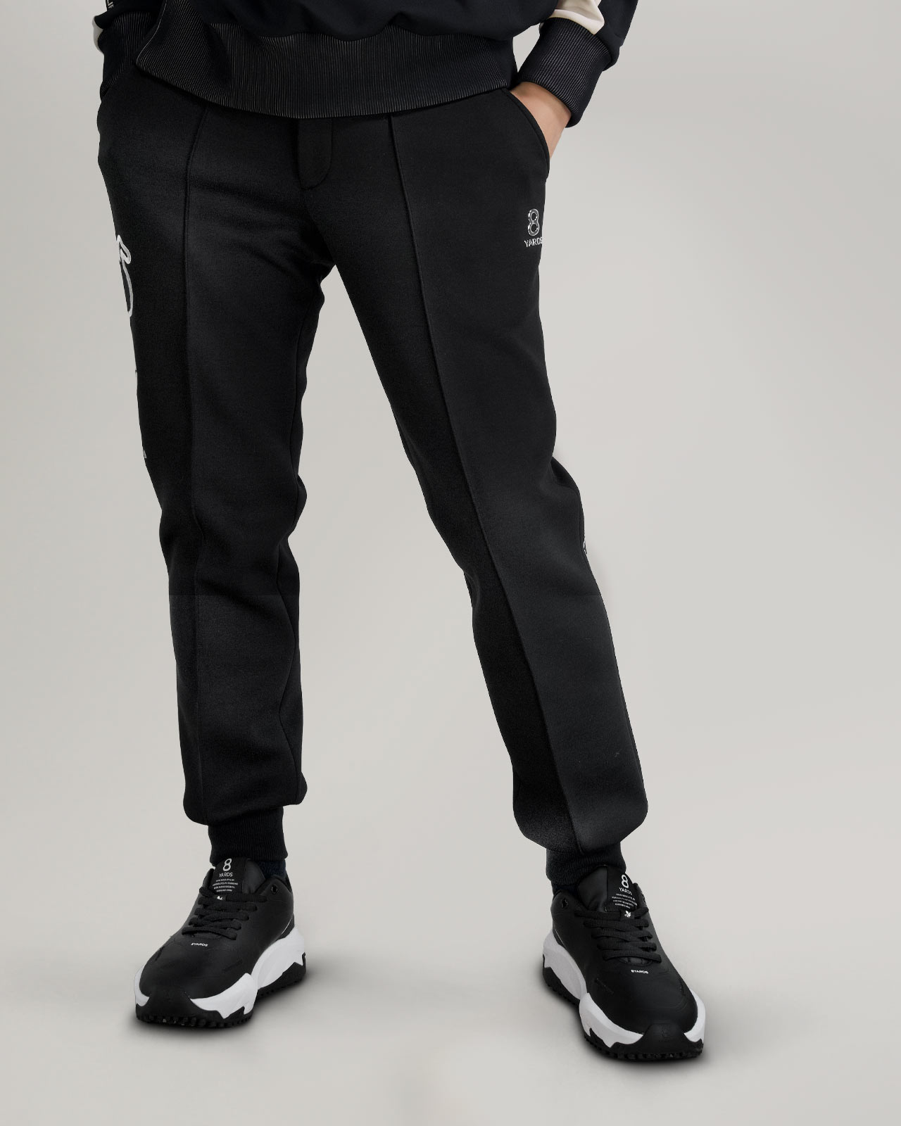 メンズウェア 8YARDS Ribbed Joggers | Black 8YARDS / CBOUTLINE 8 -JOGGERS
