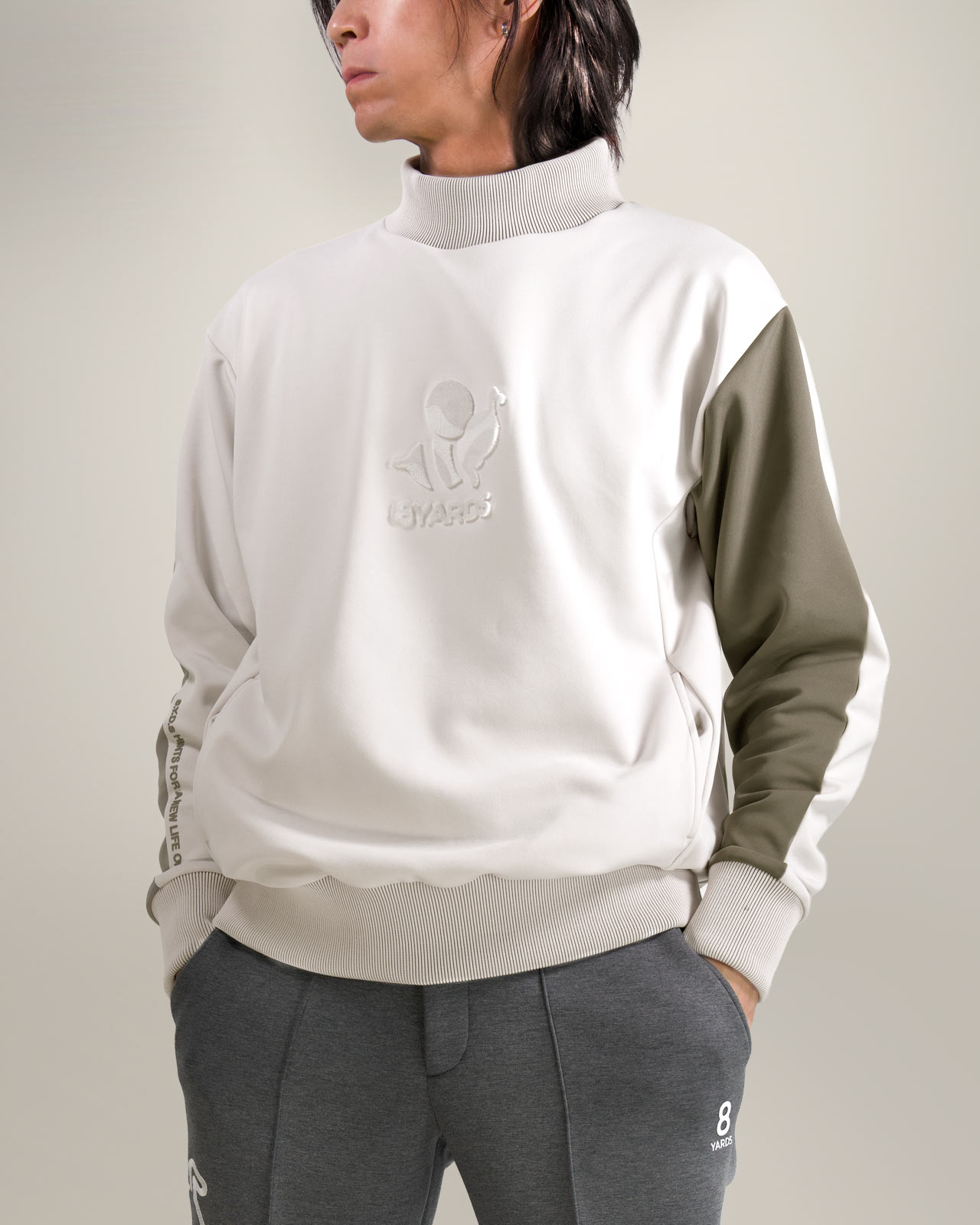 8YARDS / Men's FilledCB Mockneck Pullover