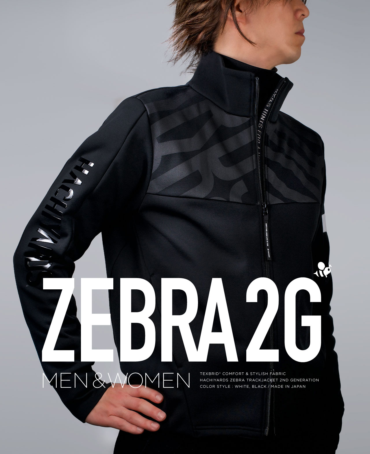 8YARDS Women's ZEBRA 2G | Black ハチヤーズ-