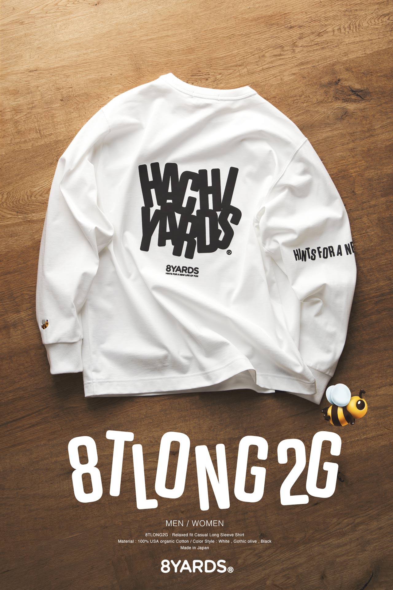 メンズウェア 8yards CaddieBee Typography 8YARDS / Men's CaddieBee Typography