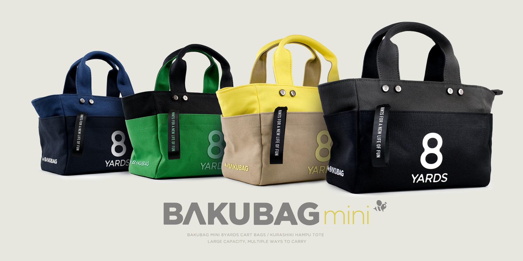 8YARDS ハチヤーズ BAKUBAG mini カートバッグ B8153+radiokameleon.ba