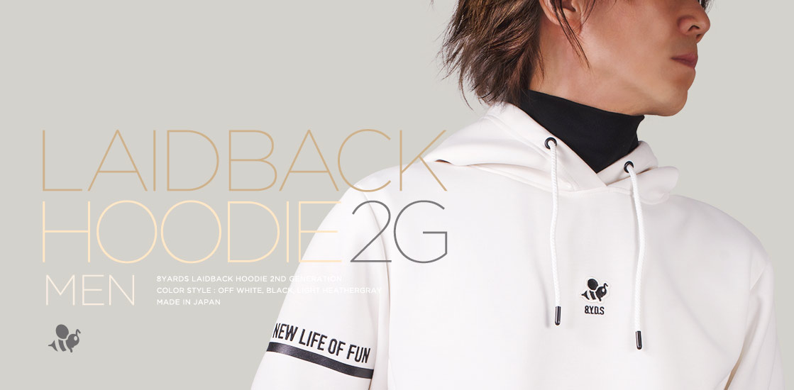 8YARDS / LaidBackHoodie 2G | Black