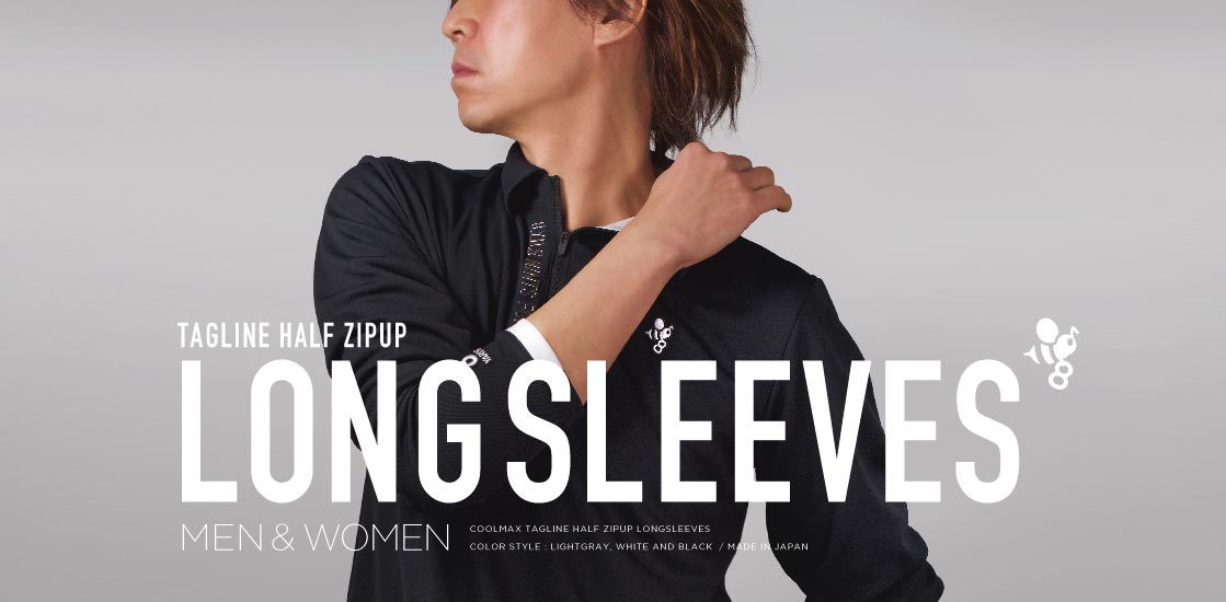 8YARDS ハーフジップ サイズXL 8YARDS / Half ZipUp LongSleeves | Black