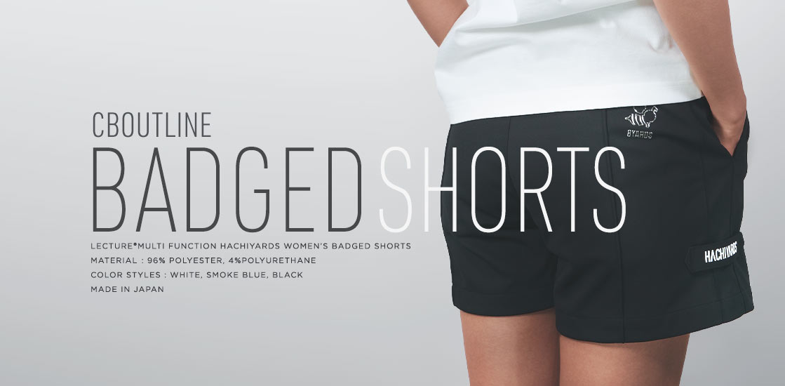 8YARDS / Women's CBoutline Badged Shorts（残り2点）