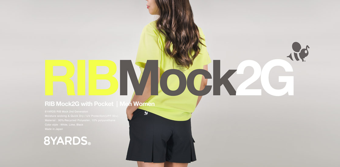 8YARDS Women’s RIB MOCK 2G 8YARDS / Women's RIB MOCK 2G