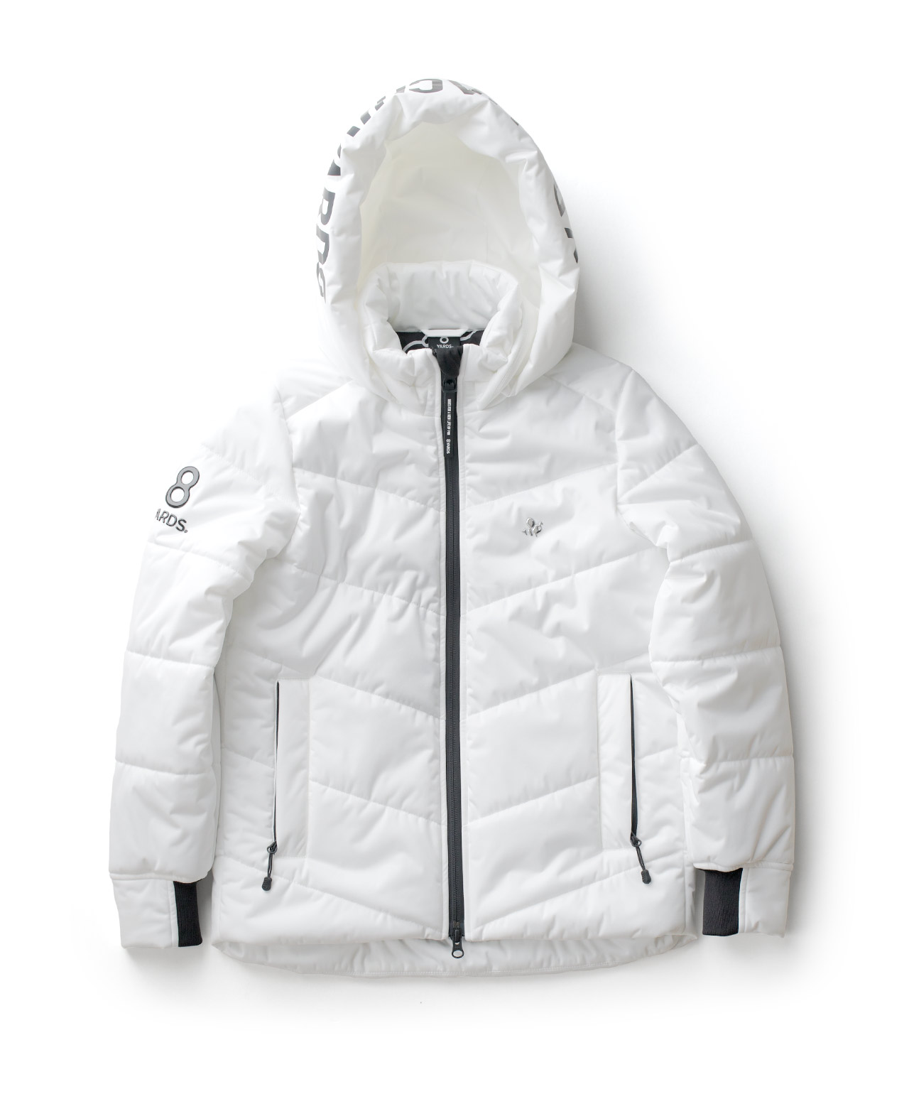 8yards ハチヤーズ フード 中ワタ BIG HOODIE ホワイト Ｌ 8yards ハチヤーズ フード 中ワタ BIG HOODIE ホワイト L