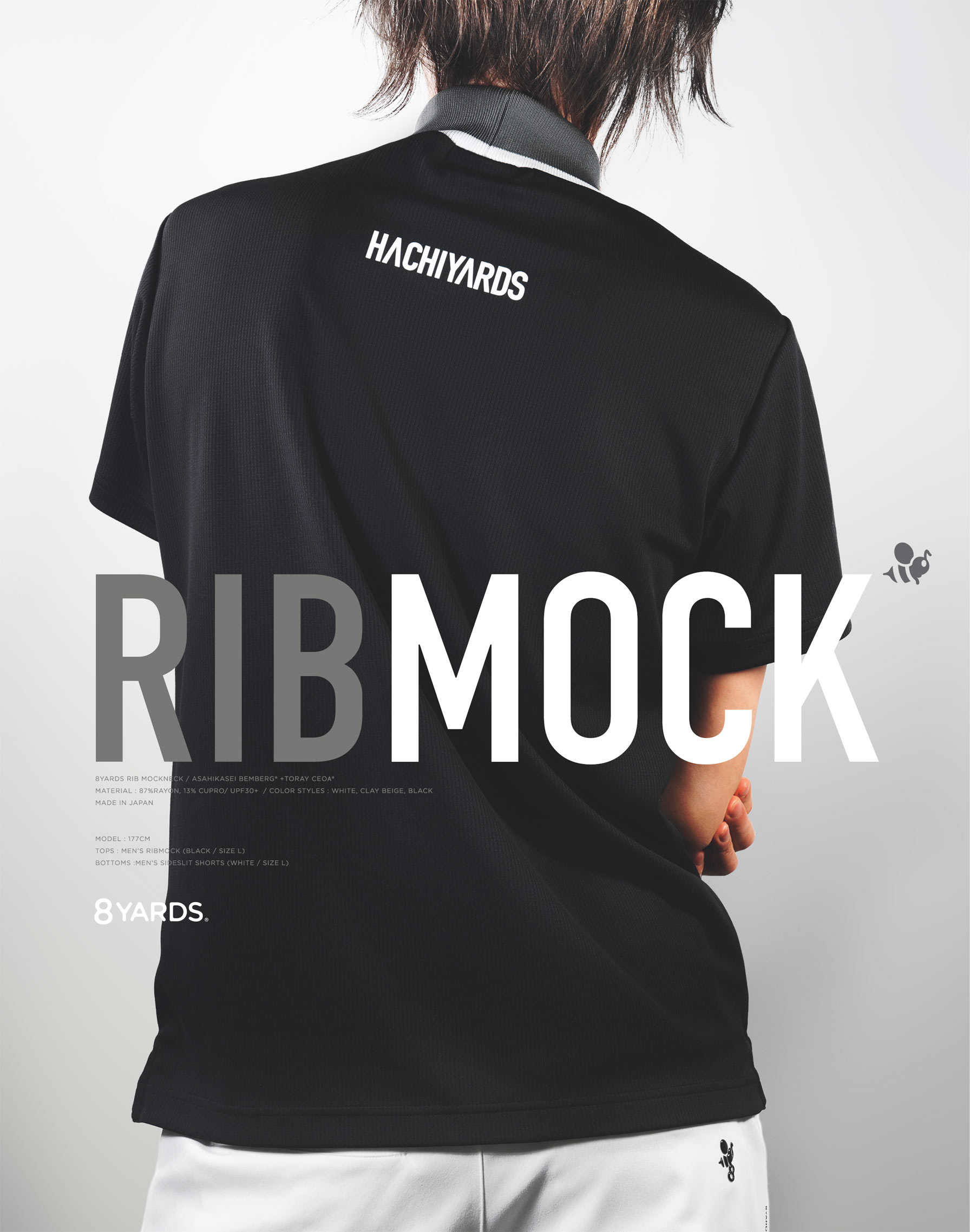 【美品】8yards　Men’s RIBMOCK 8YARDS / Men's RIBMOCK