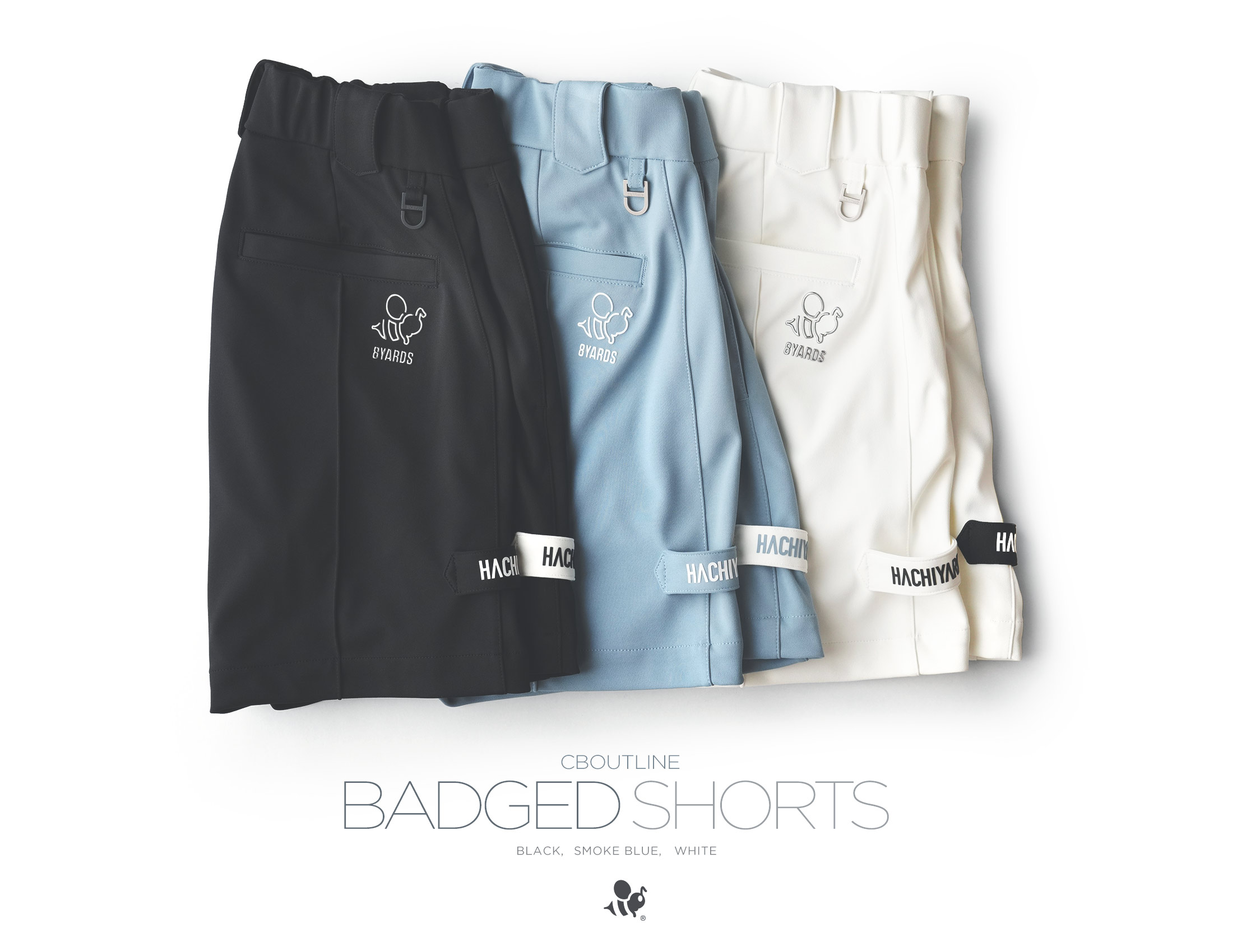 8YARDS | CBOUTLINE BADGED SHORTS