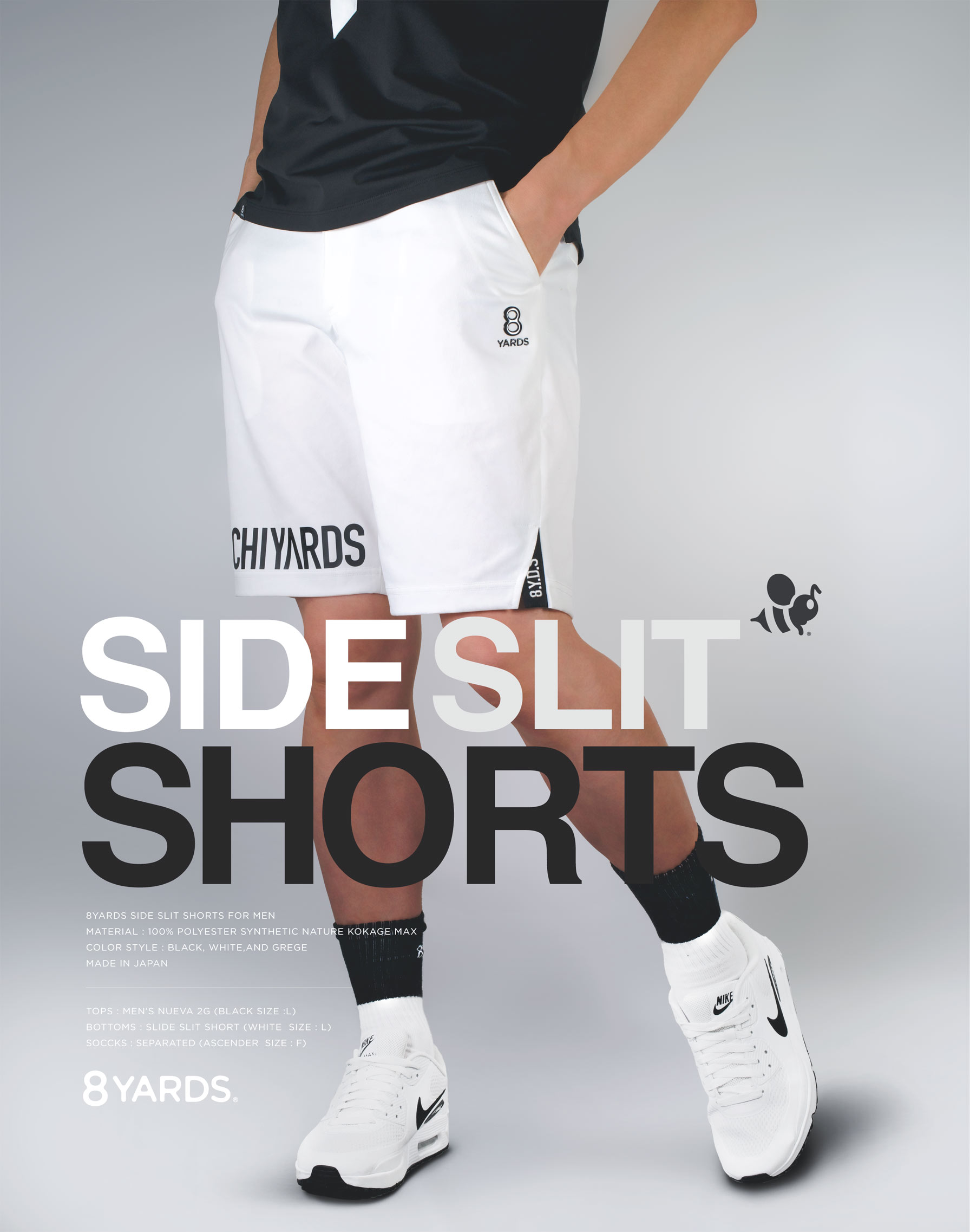 8YARDS | SlideSlit Shorts