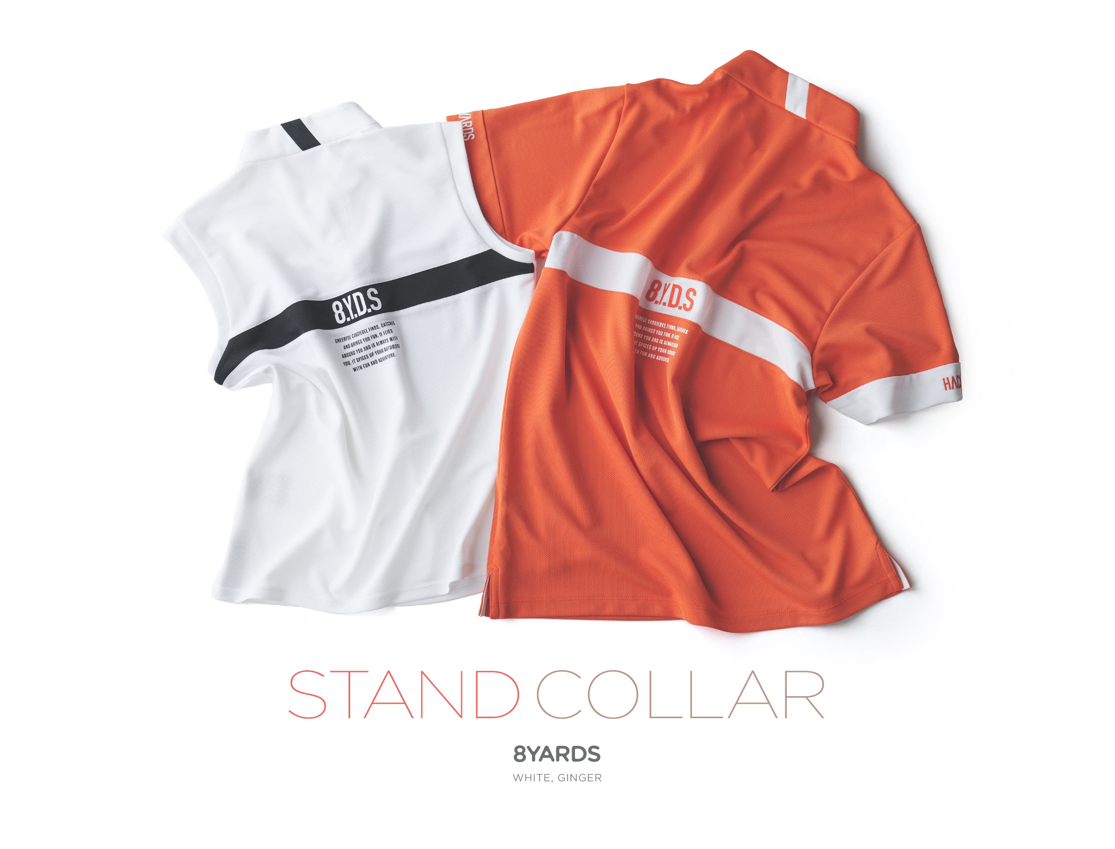 8YARDS BackSlash StandCollarシャツ 8YARDS BackSlash StandCollarシャツ