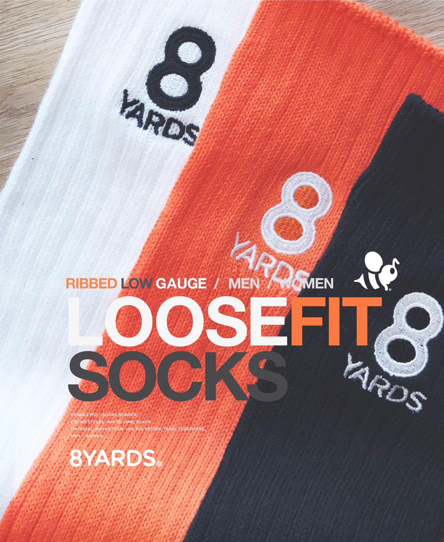 8YARDS | LOOSE FIT SOCKS