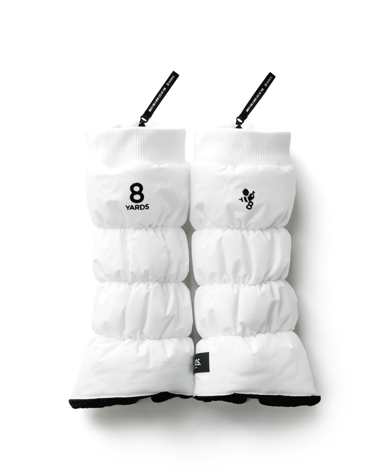 8YARDS レッグウォーマー 白 ハチヤーズ 8YARDS | NAKAWATA Leg Warmers