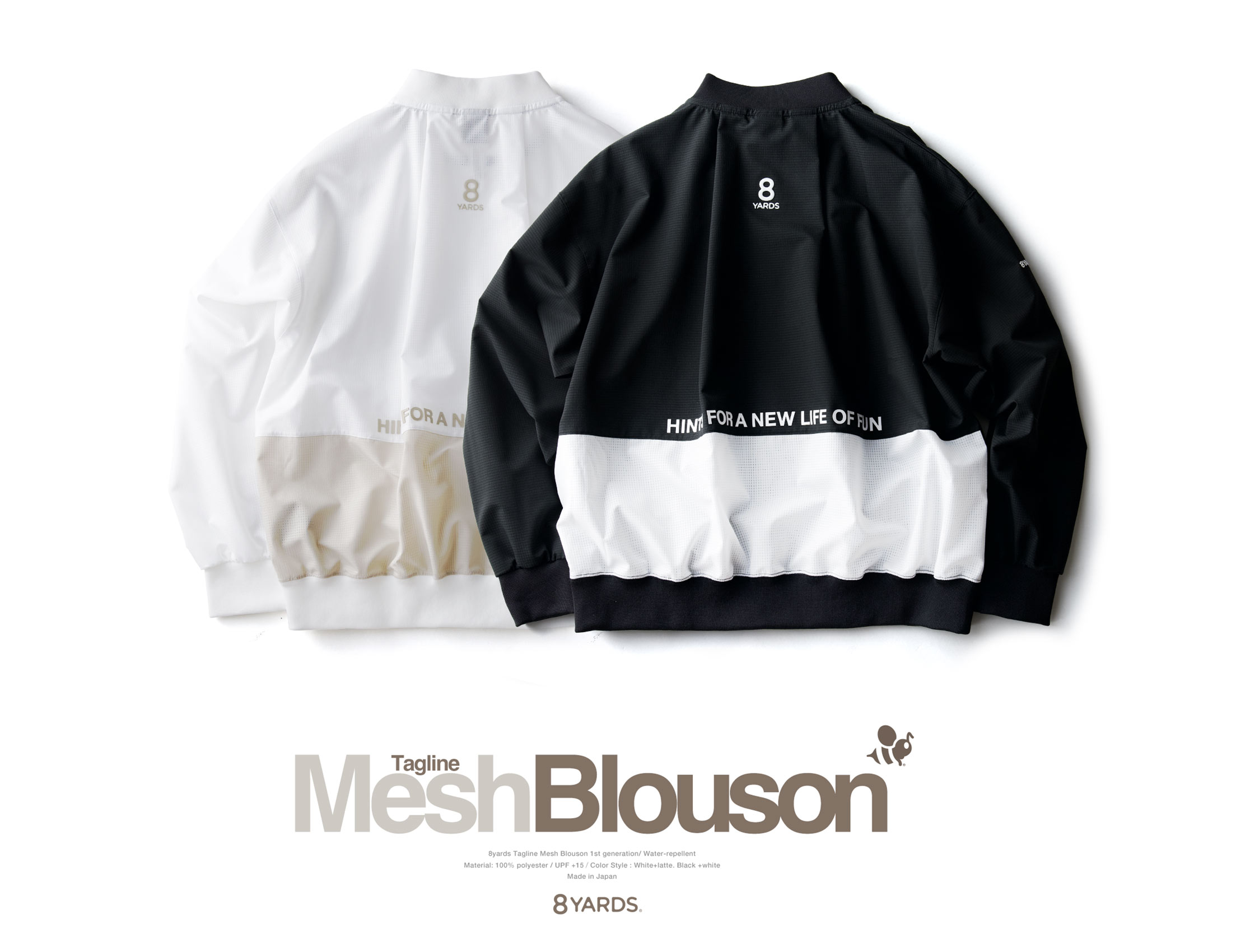 8YARDS | TAGLINE MESH BLOUSON