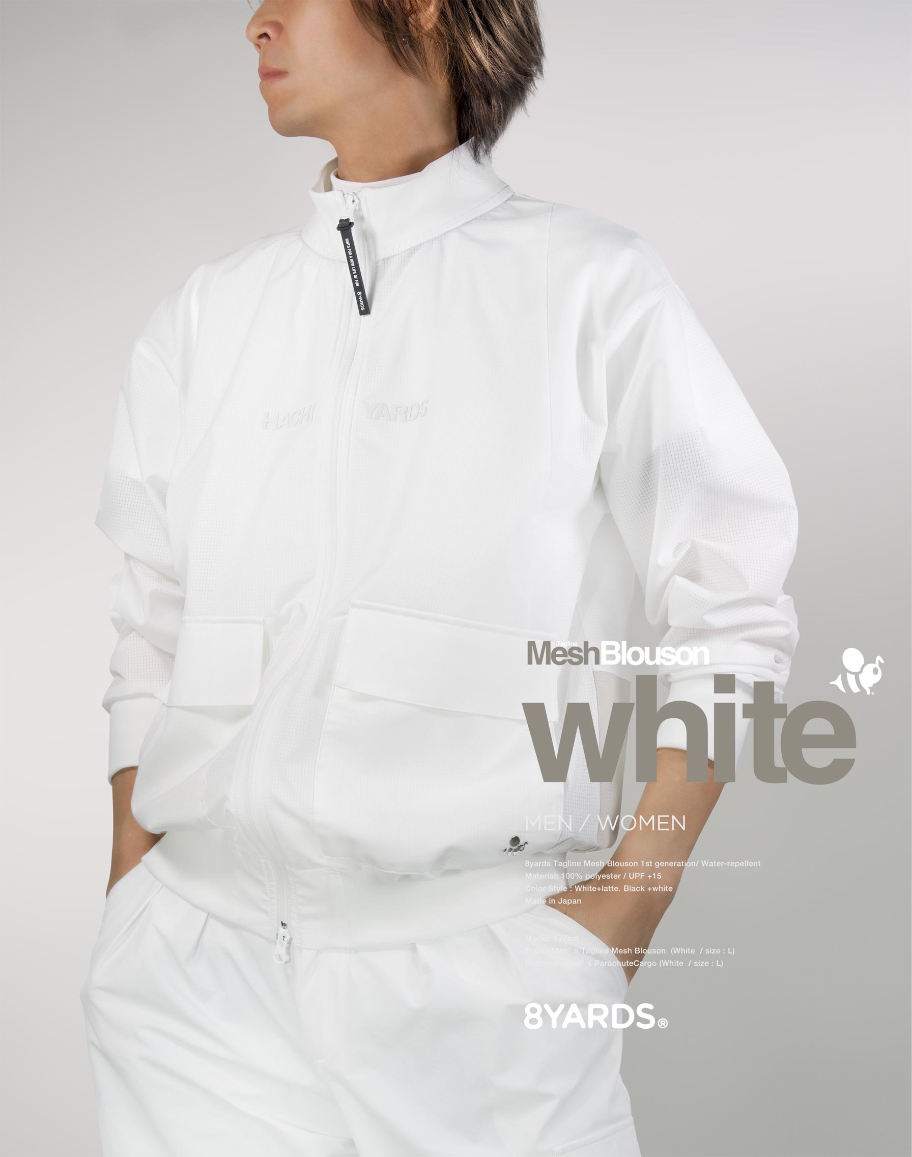 8YARDS / Men's Tagline Mesh Blouson