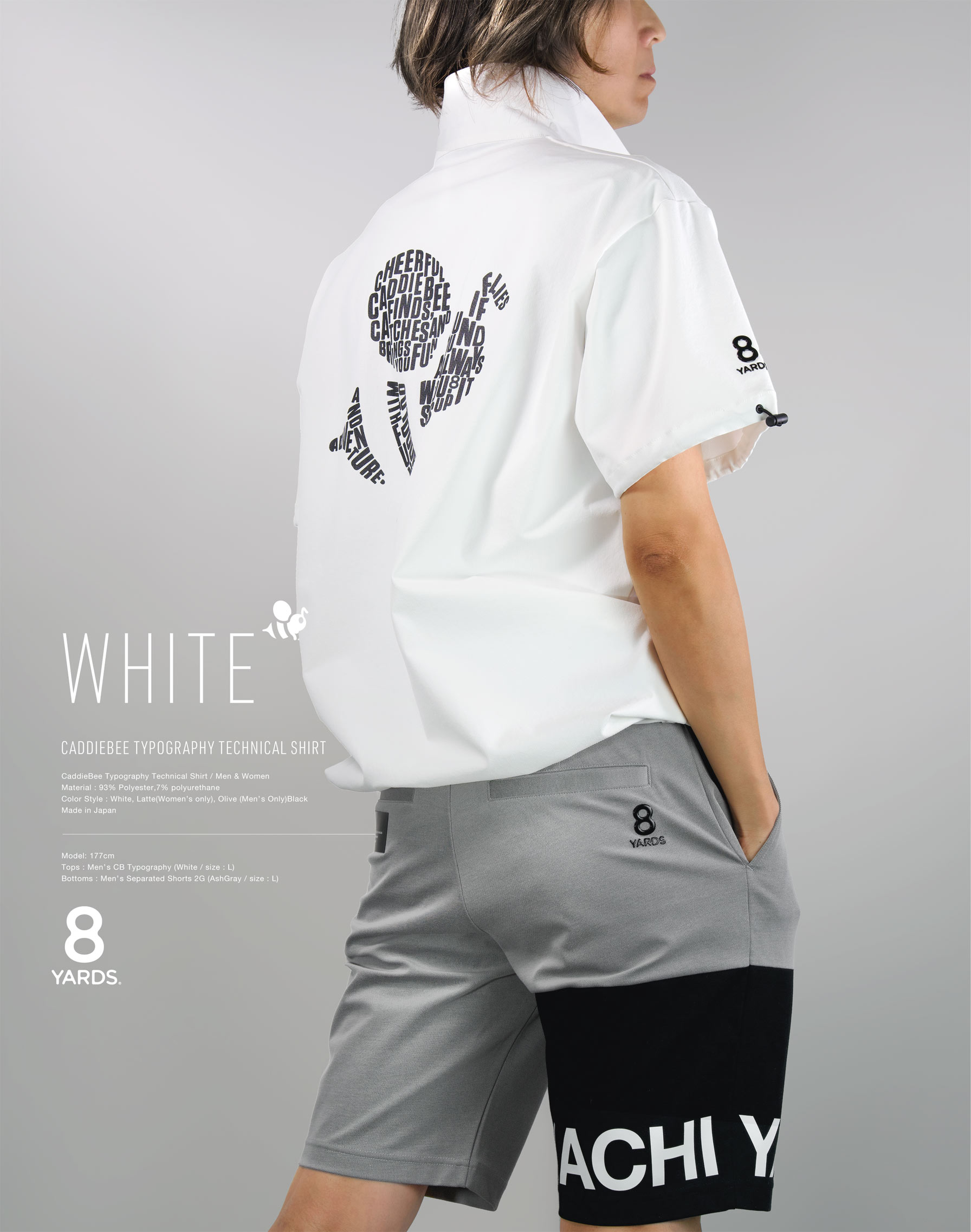 8YARDS / Men's CB Typography LongSleeve