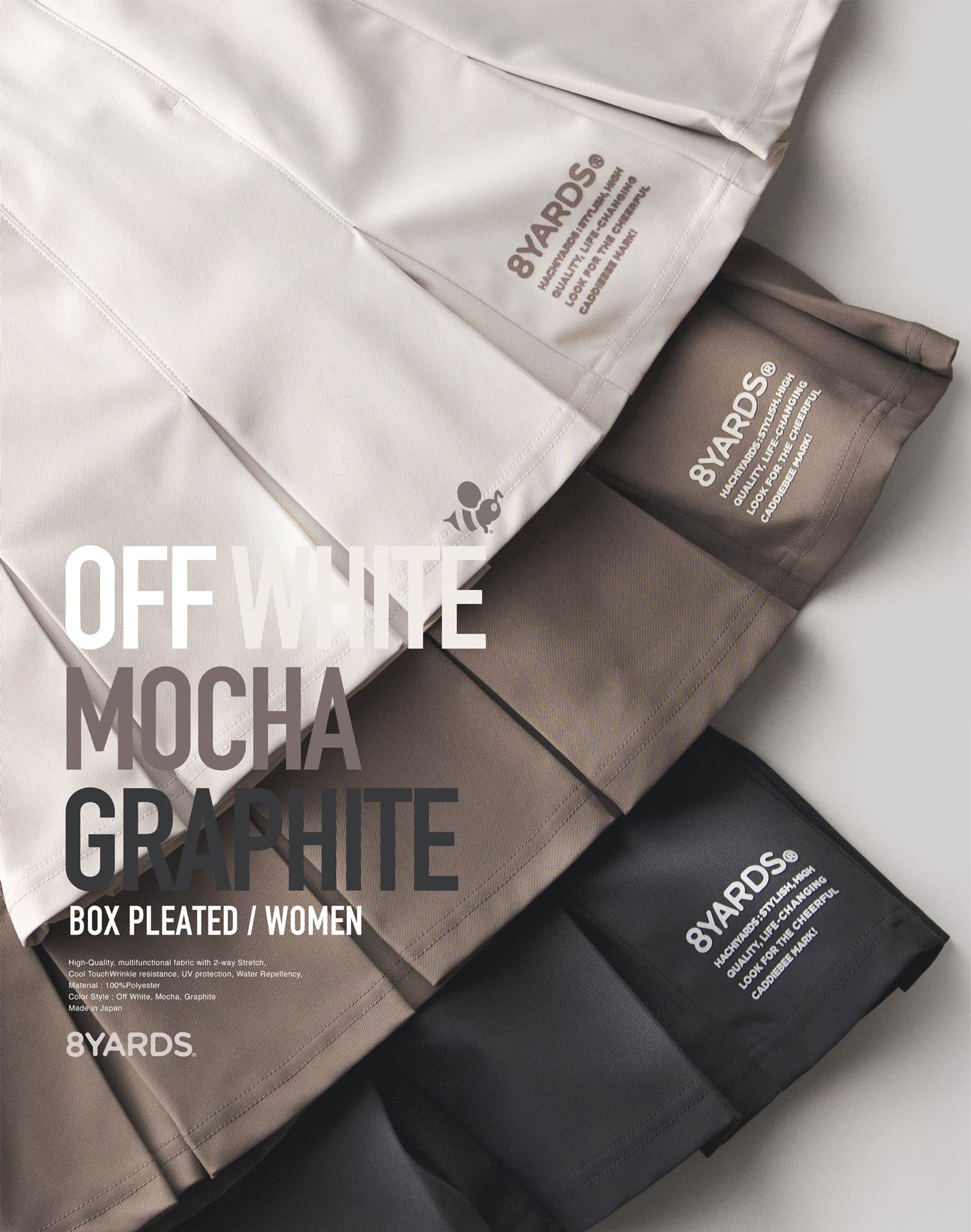 8YARDS | BOX PLEATED