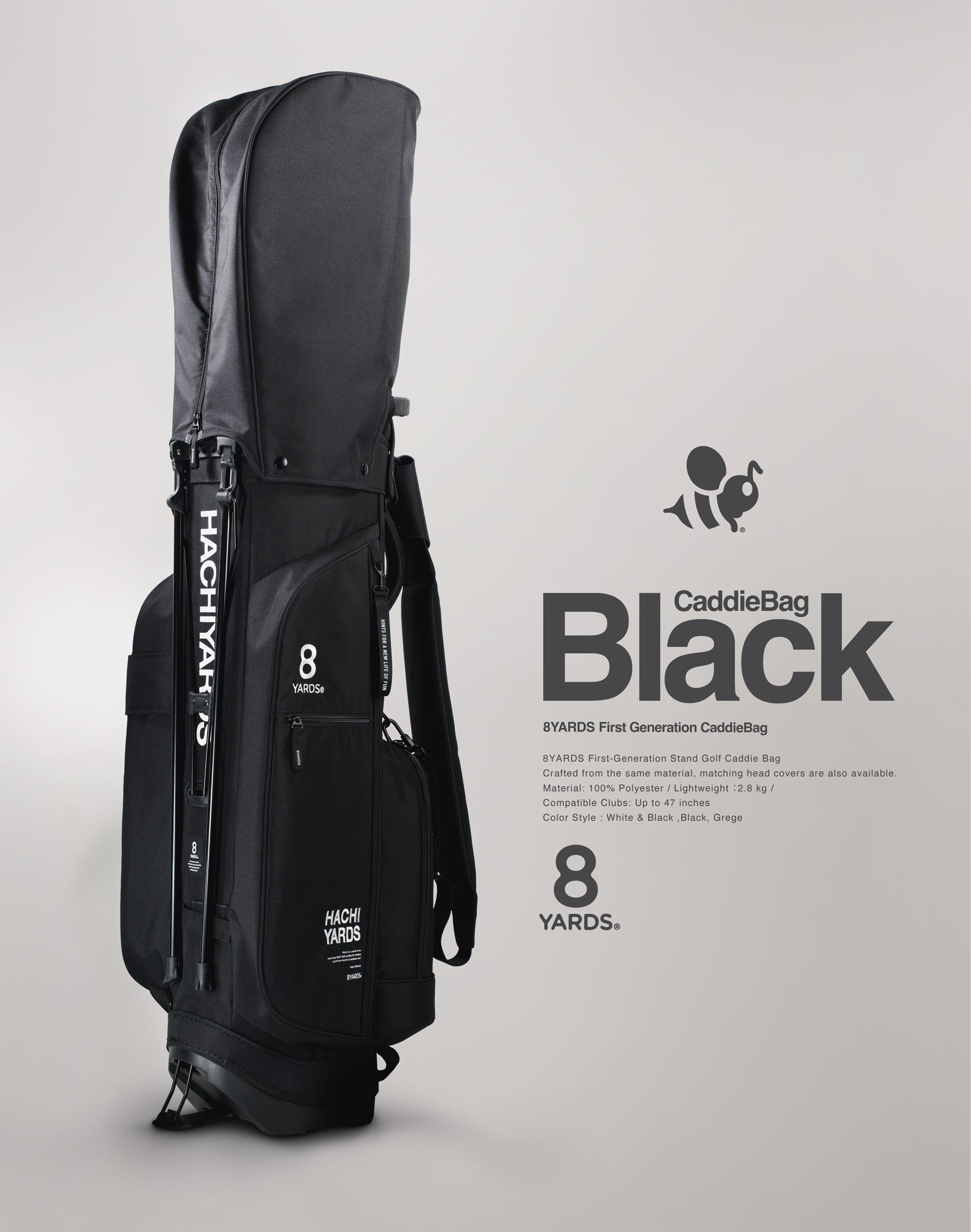 ホットマン セール 8YARDS STAND CADDIEBAG | ゴルフバッグ・キャディバッグ