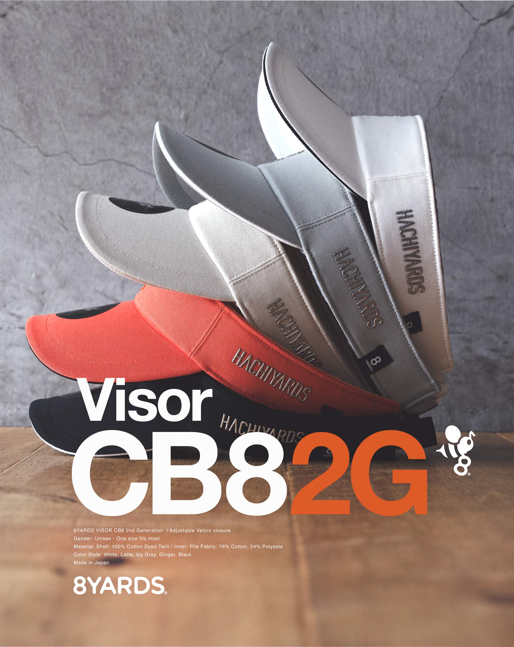 8YARDS | Visor CB8 2G