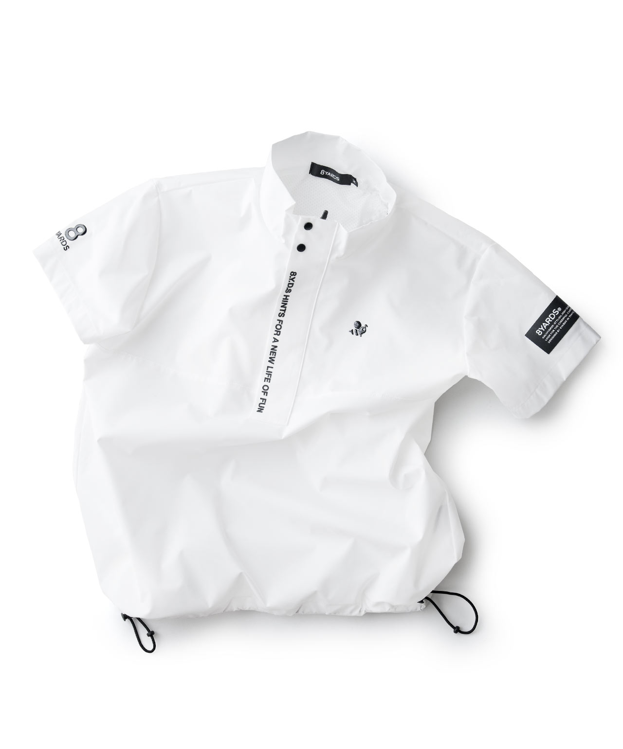 8YARDS | SIDETUCK HALF SLEEVE BLOUSON