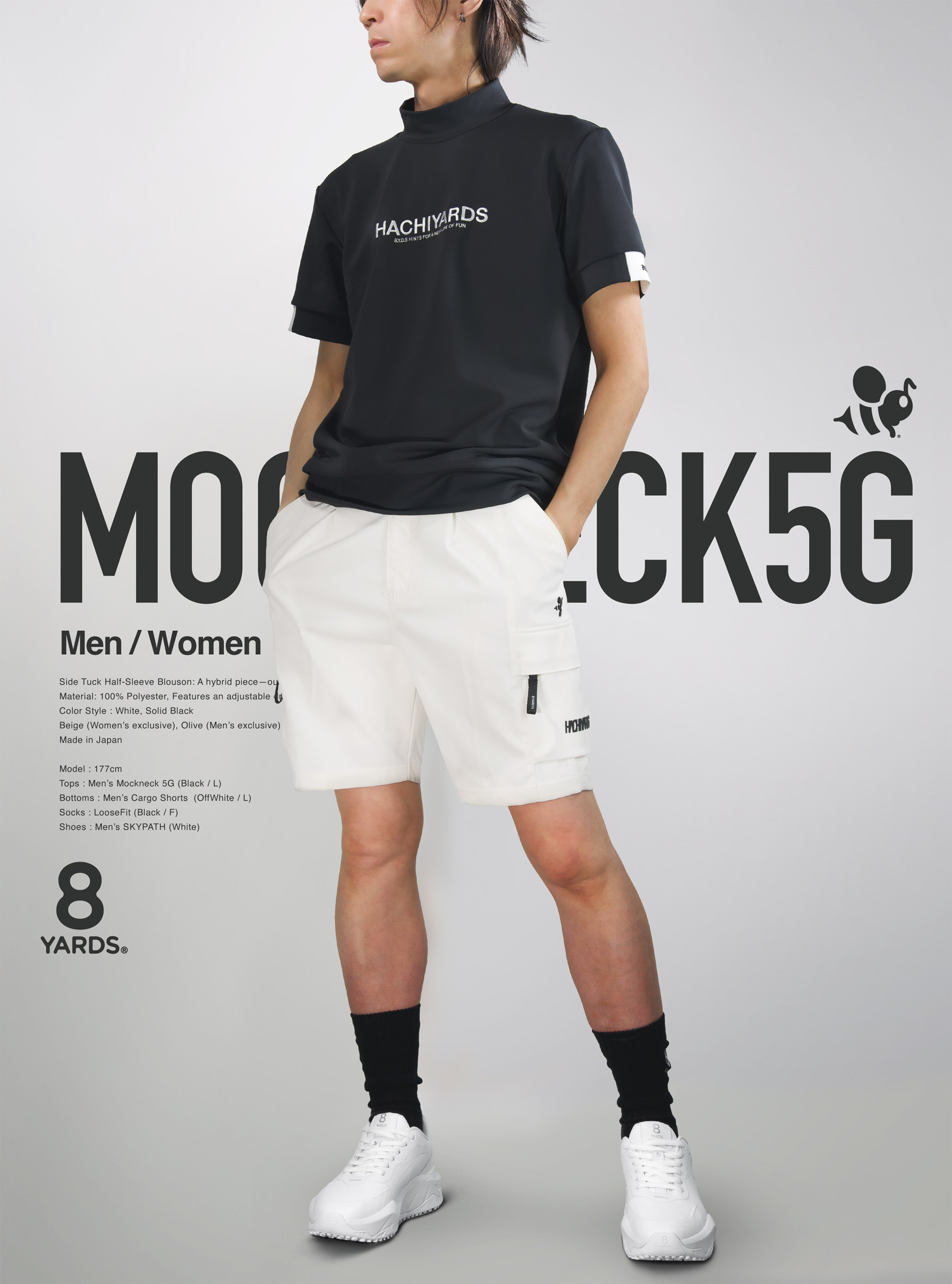 8yards Men’s MockNeck 5G【新品未使用】 8YARDS | MOCKNECK 5G