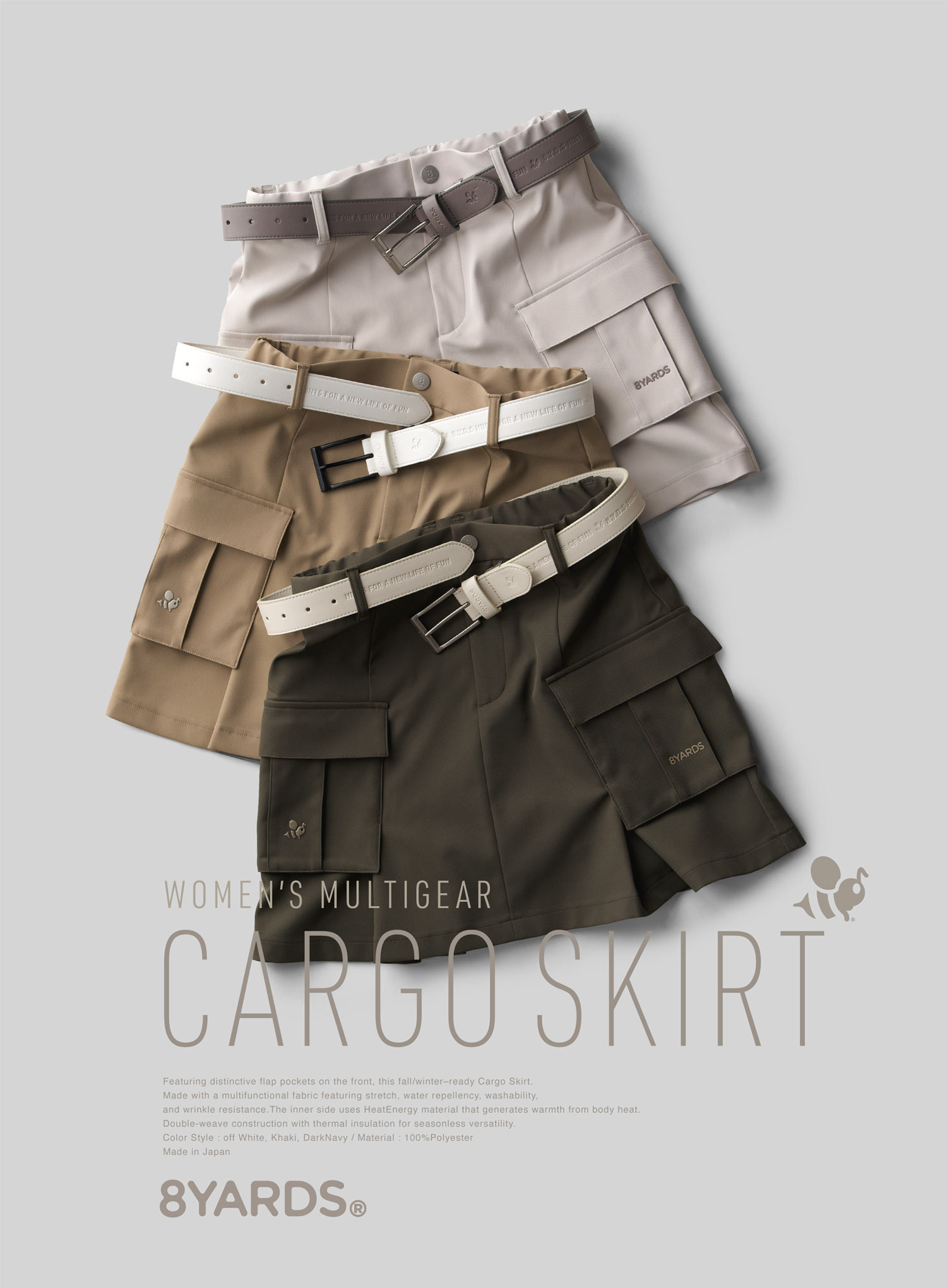 8YARDS | MULTIGEAR CARGO SKIRT
