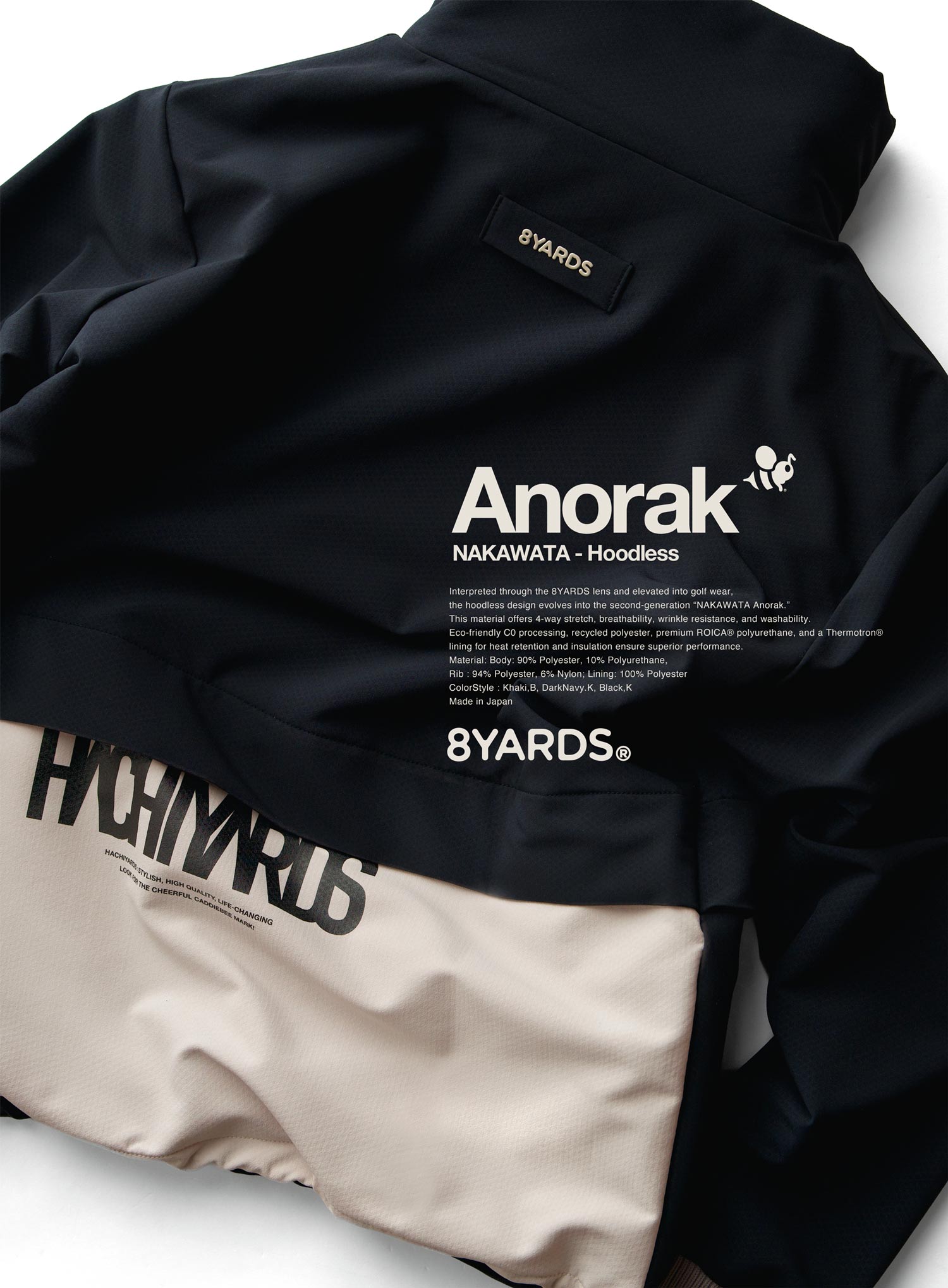 メンズウェア 8 YARDS Hoodless ANORAK 8YARDS / Men's Hoodless ANORAK