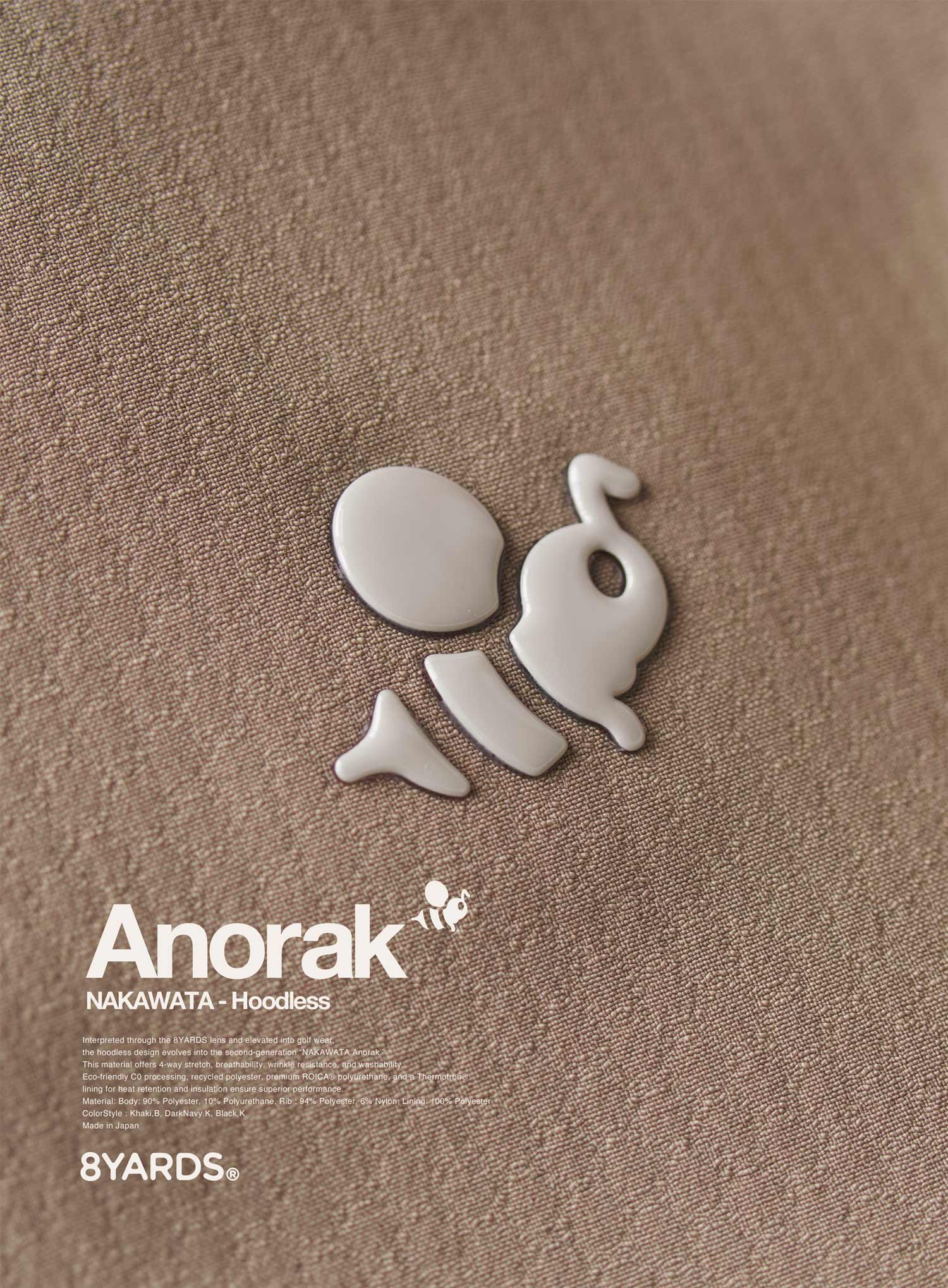 8YARDS | NAKAWATA HOODLESS ANORAK