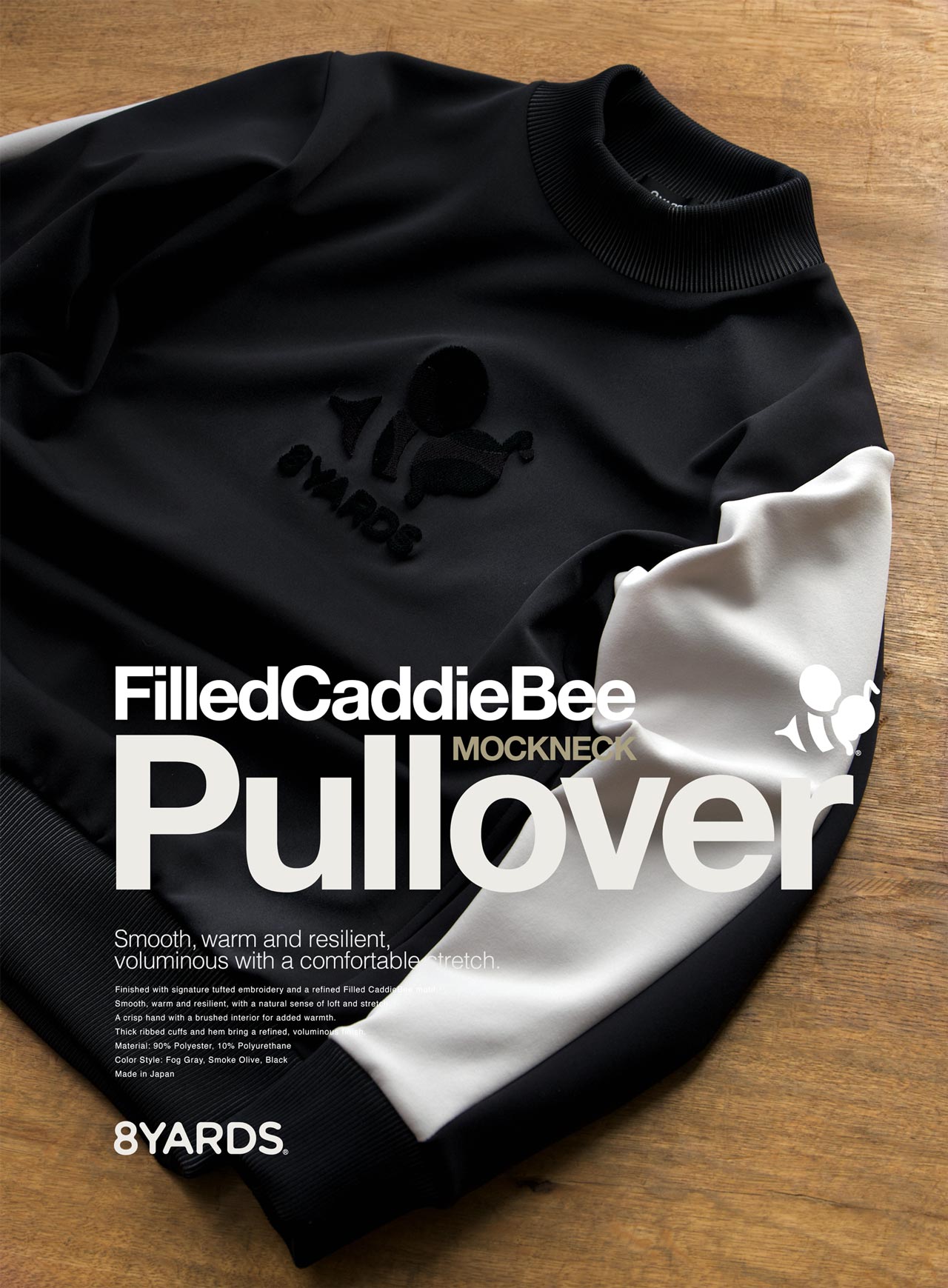 8YARDS | FILLED CB MOCKNECK PULLOVER