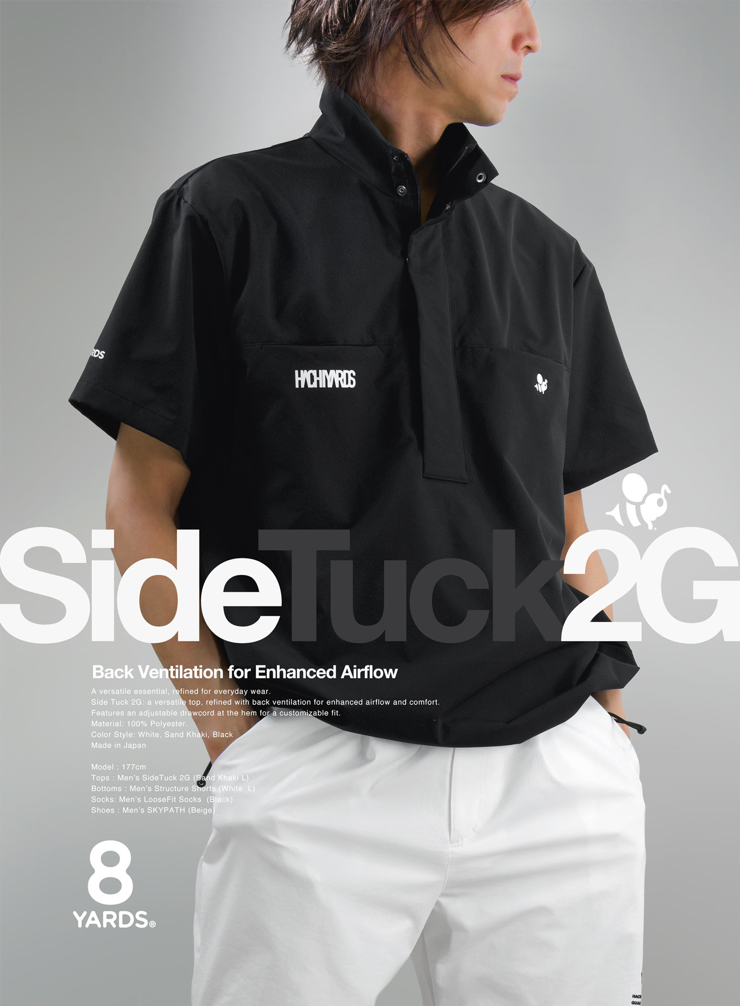 8YARDS | SIDETUCK HALF SLEEVE 2G