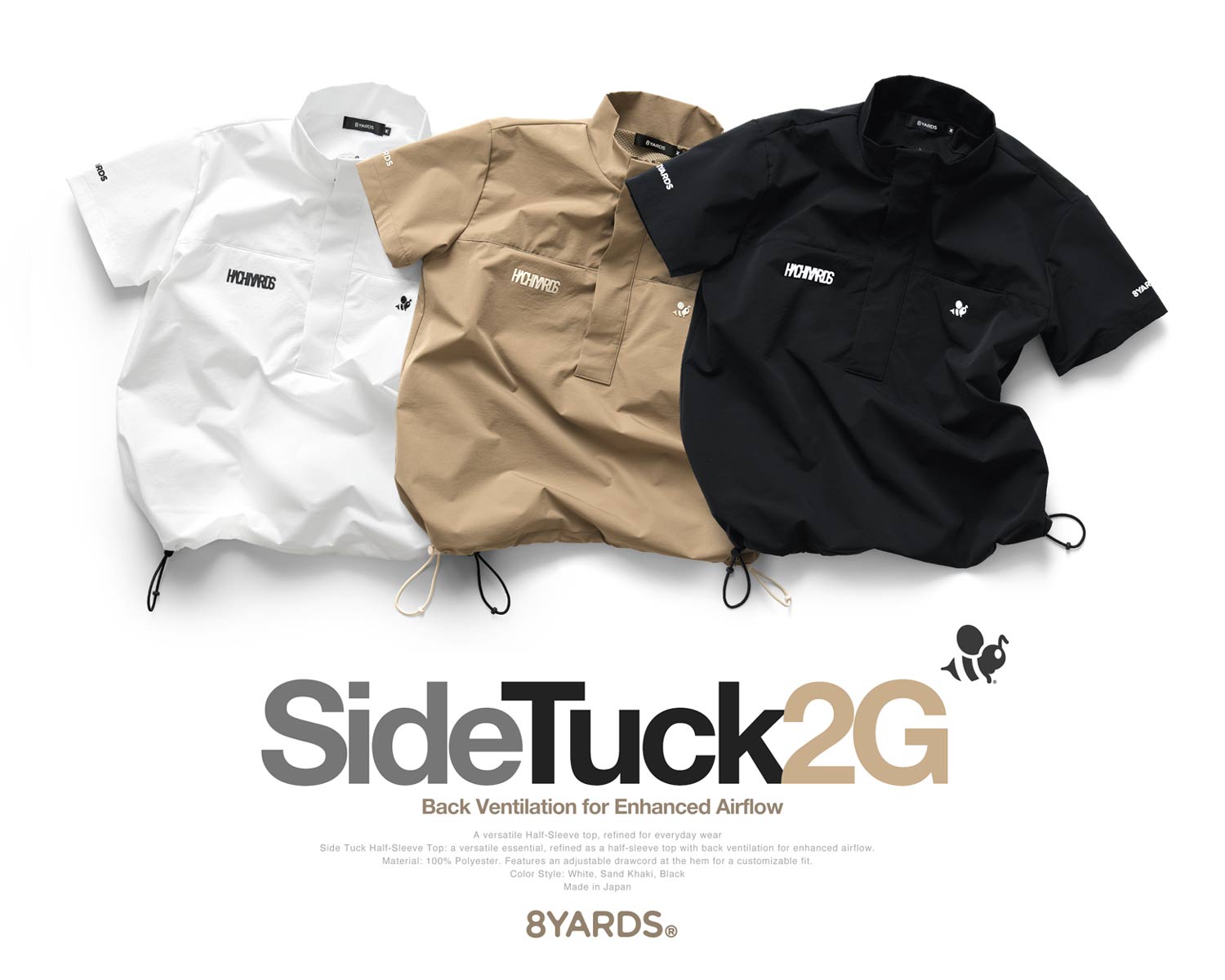 8YARDS | SIDETUCK HALF SLEEVE 2G