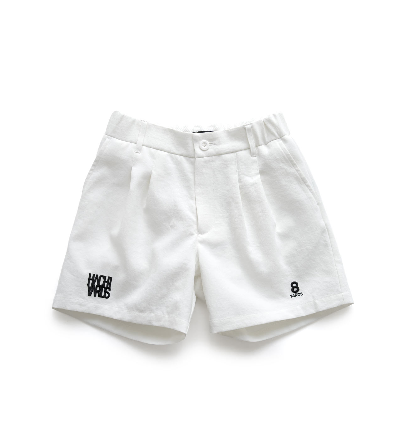 8YARDS 2025完売品　レディース ダブルタックショーツ ホワイト 8YARDS | DOUBLE TUCK SHORTS 2G